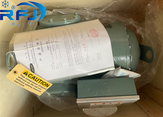 kopen Lage Temperatuur 06ER099 Carlyle Semi Hermetic Compressor 30HP 50Hz Groen Grey Color online manufacture