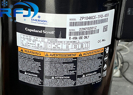 kopen 9HP Copeland R410a Scroll Compressor ZP104KCE-TFD-455 voor HAVC online manufacture
