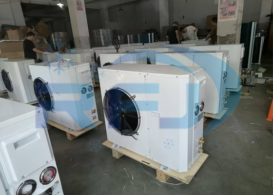 kopen Eenvoudige ventilator Buitenste rotor doos Type Eenheid Middelhoge Temperatuur Verkoeling Condensatie Eenheid R404A R22 online manufacture