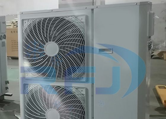 kopen Dubbele ventilator Plastic Shell Fan Box Type Health Unit Medium-High Temperature Refrigeration Condensing Unit R404A R22 online manufacture