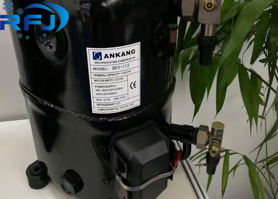 kopen 5HP R404a QR3-112 Ankang Hermetische zuiger koelcompressor 220-380V 3PH 50Hz of 380-460V 3PH 60Hz online manufacture