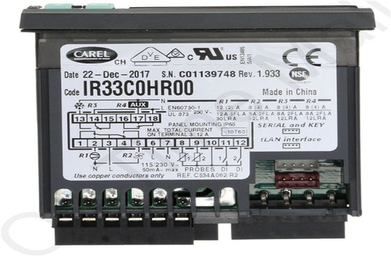kopen 8A CCC het Controlemechanisme Carel IR33C0HR00 van de Temperatuurvochtigheid online manufacture