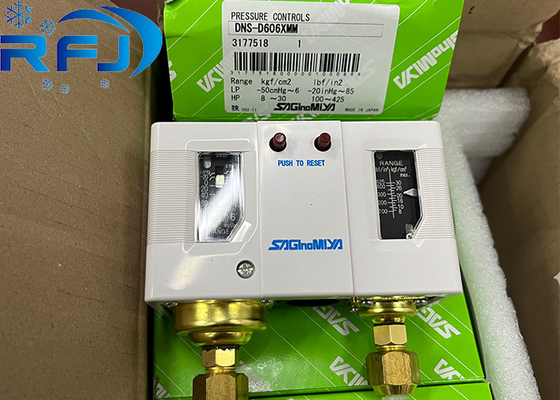 Saginomiya DNS-D606XMM Dual Pressure Controls Ideaal voor R22 R134a R404a R407C
