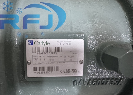 06EAFEC3C2F43 Carlylecompressor 208/230V-3-60HZ En 400-460V-3-50/60HZ stroomtoevoer