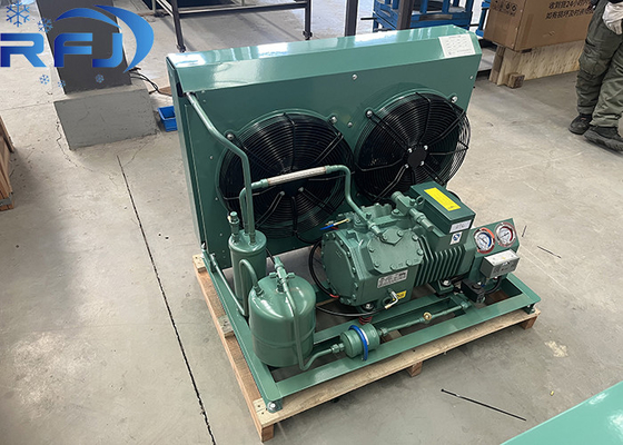 220-240V/1PH/50Hz Spanning 2HP halfgesloten lage temperatuur luchtgekoelde condensatie-eenheid voor commerciële koeling