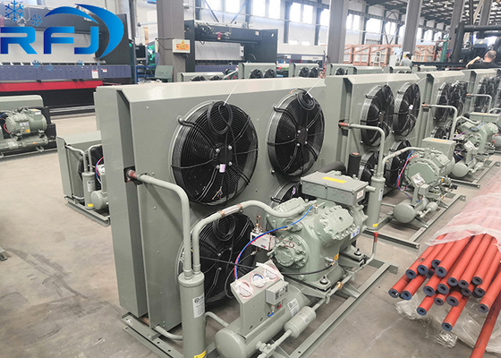 10HP-20HP luchtgekoelde semi-hermetische lage-temperatuurcondensatie-eenheid perfect voor lage-temperatuuromgevingen