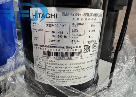 R410A koelmiddel AC scrollcompressor HITACHI DC80PHDG-D1Y2 voor koelbehoeften